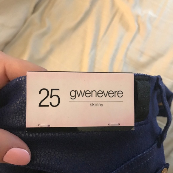 7 For All Mankind Gwenevere Skinny Pants, Sz 25 - Picture 5 of 8